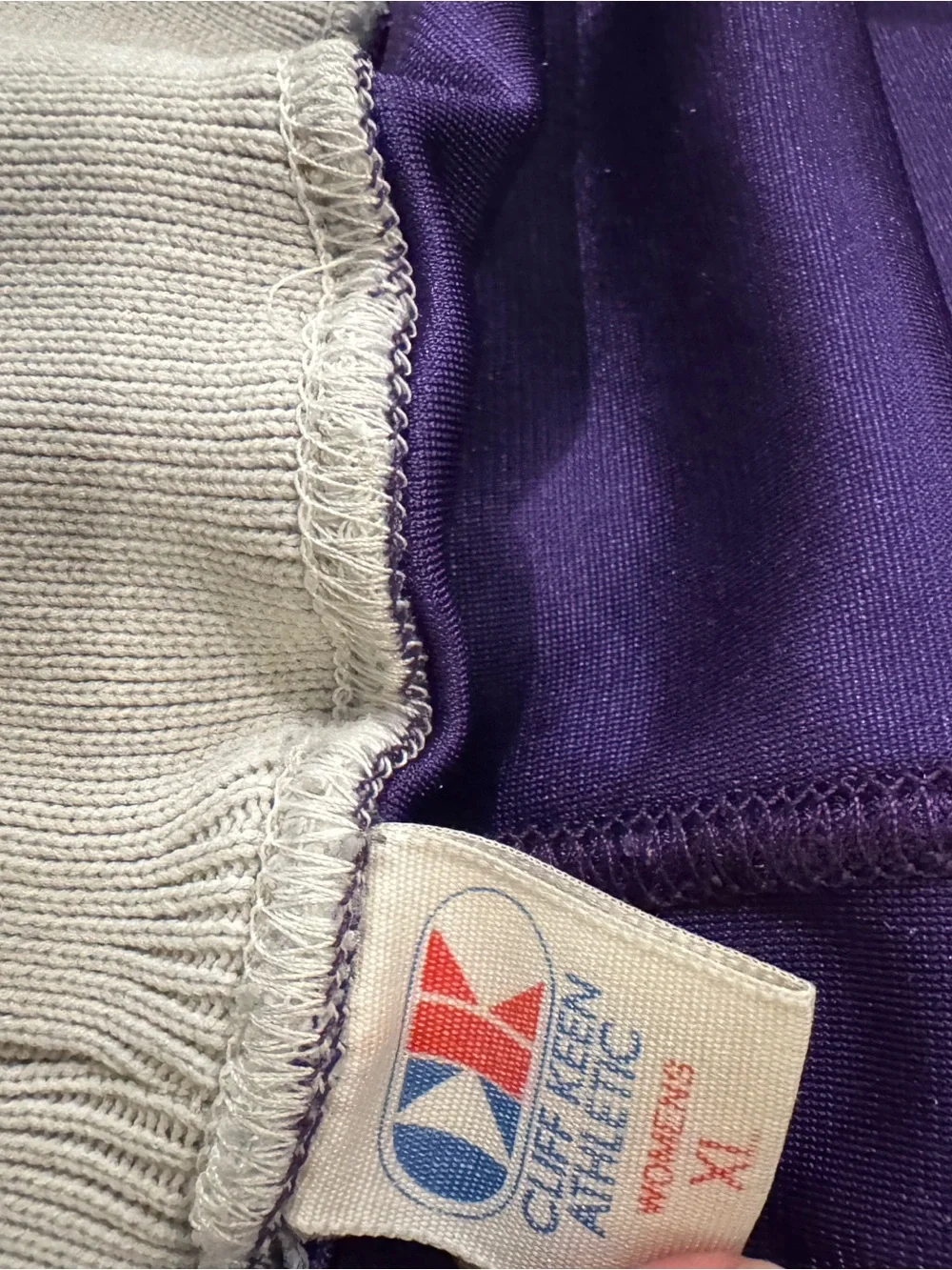 Cliff Keen Athletic Purple Shorts with Gold Trim